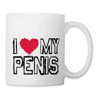 I LOVE MY PENIS! - Mug - white - Right