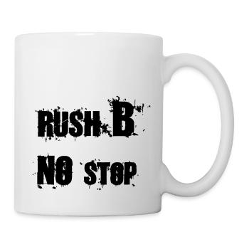 RUSH B NO STOP - Tasse - Weiß - Rechts