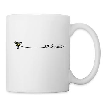 love bees - Tasse - Weiß - Rechts