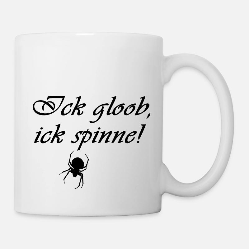 Berlin Lustige Sprüche Berlinerisch Dialekt Fun - Tasse - Weiß