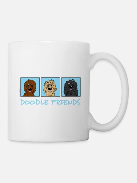 Doodle Friends - Tasse - Weiß