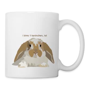 Kaninchen - Tasse - Weiß - Rechts