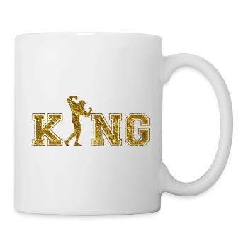 bodybuilder Fitness Roi - Mug blanc - blanc - Droite