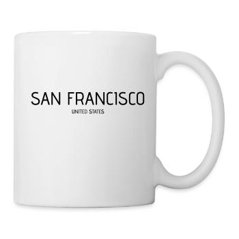 San Francisco - Tasse - Weiß - Rechts