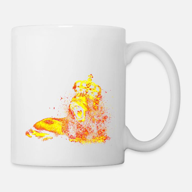 Leone Natura Animale Re - Tazza - bianco