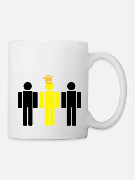 der König 3c - Tasse - Weiß