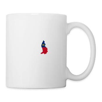 Ich liebe Liechtenstein - Herzschlag - Tasse - Weiß - Rechts