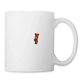 Ich liebe Portugal - Herzschlag - Tasse - Weiß - Rechts