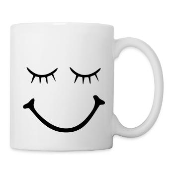 smiley - smile - Mug blanc - blanc - Droite