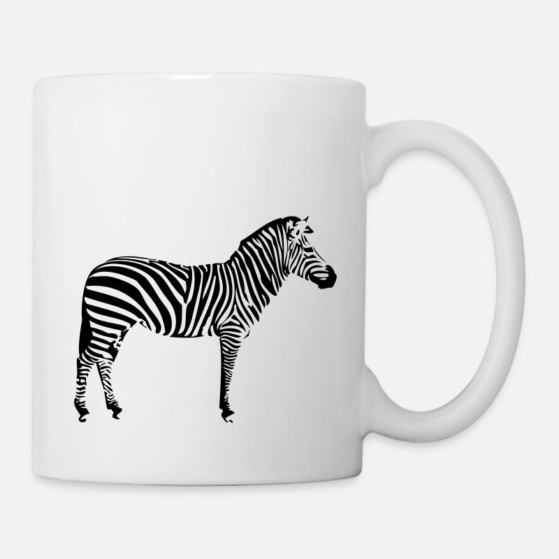 Zebra 1 - Tasse - Weiß