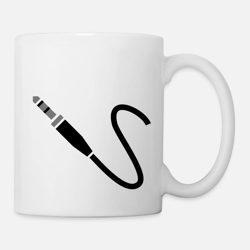 Klinkekabel - Tasse - Weiß