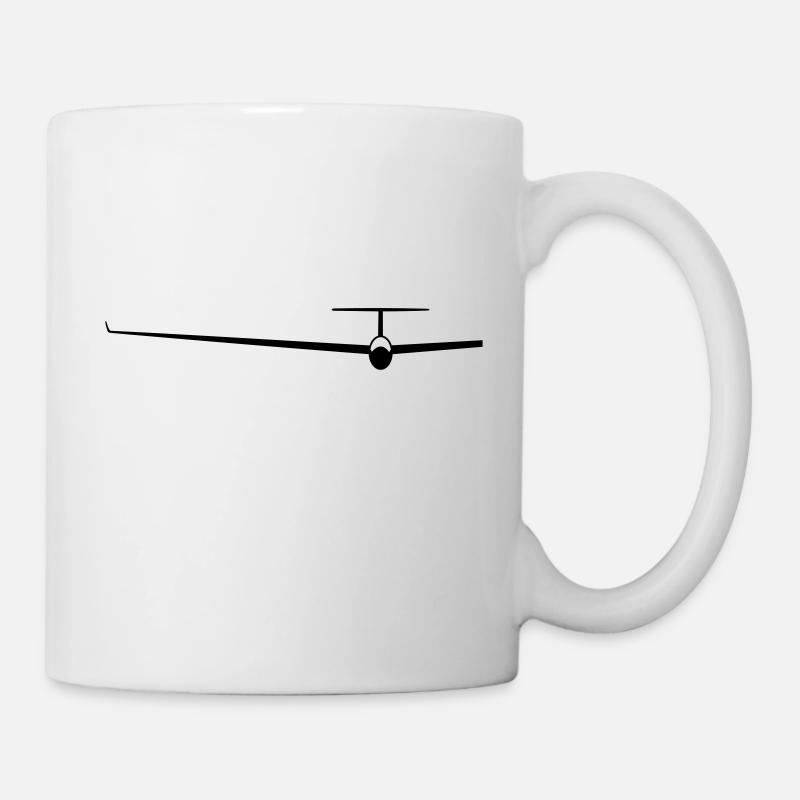 Segelflieger Geschenk - Tasse - Weiß