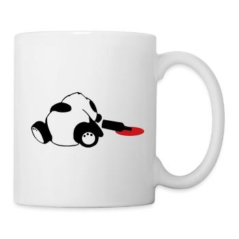 drunken panda bear - Mug - white - Right