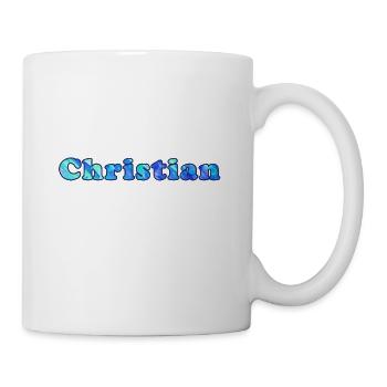 Nom: Christian - Mug blanc - blanc - Droite