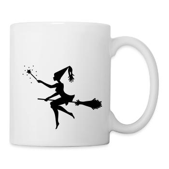 Hexe - Tasse - Weiß - Rechts