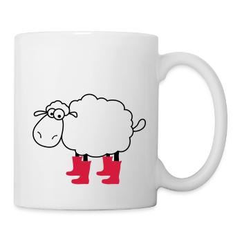 schaafe - Tasse - Weiß - Rechts