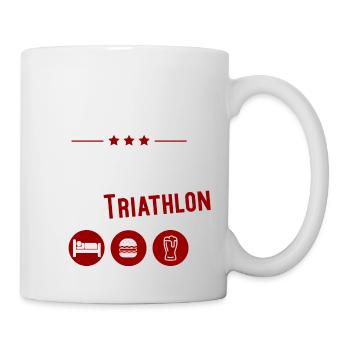 J'ai triathlon t-shirt humour alcool - Mug blanc - blanc - Droite