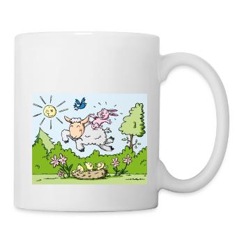Frühling - Tasse - Weiß - Rechts