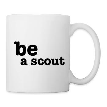 be a scout - Tasse - Weiß - Rechts