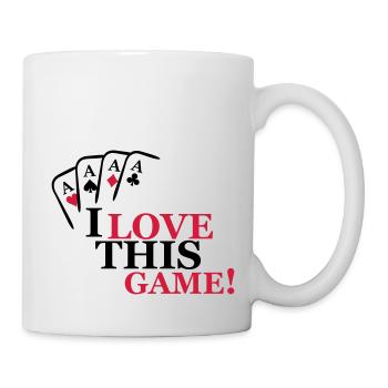 I love this game Cards - Tasse - Weiß - Rechts