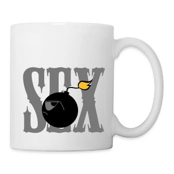 Sexbombe - Tasse - Weiß - Rechts