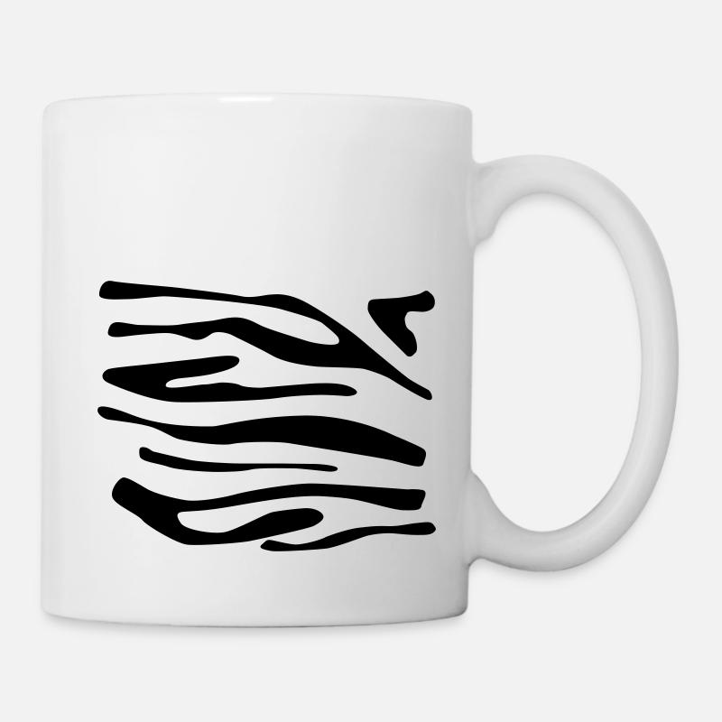 Zèbre 1 - Mug blanc - blanc