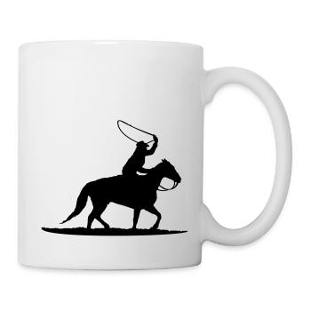 westernreiter - Tasse - Weiß - Rechts