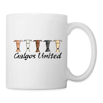 Galgos united - Tasse - Weiß - Rechts