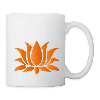 _flower_chakra2_swadhisthana_sacrum - Tasse - Weiß - Rechts