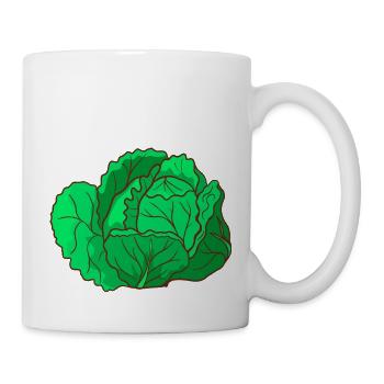 Wirsing Wirsingkohl Welschkohl Welschkraut Wirz - Mug - white - Right
