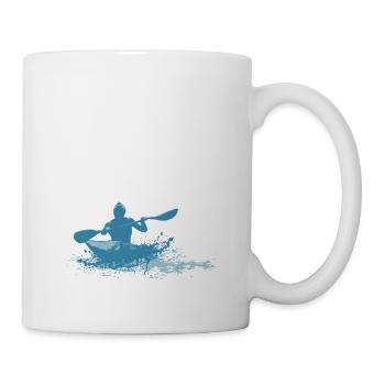 Je suis une fille de kayak - Mug blanc - blanc - Droite