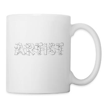 Artist Shirt - Tasse - Weiß - Rechts