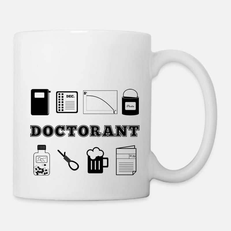 Definition Doktorand - Tasse - Weiß