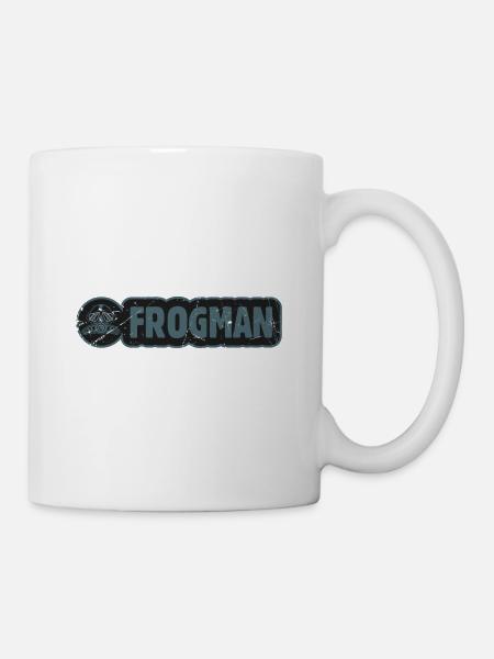 FROGMAN BLUE plongée sous marine - Mug blanc - blanc