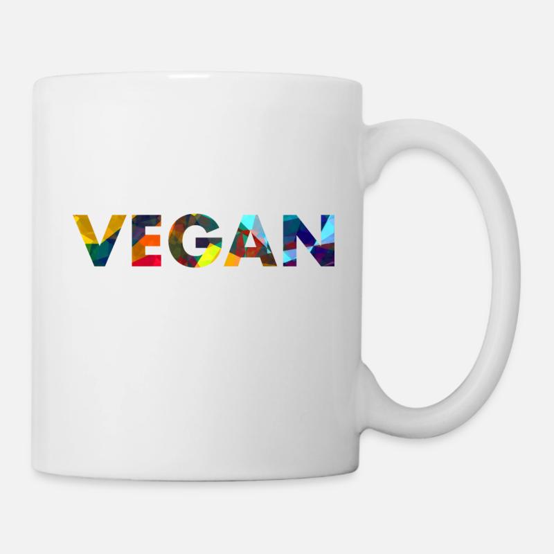 Vegan - Tasse - Weiß