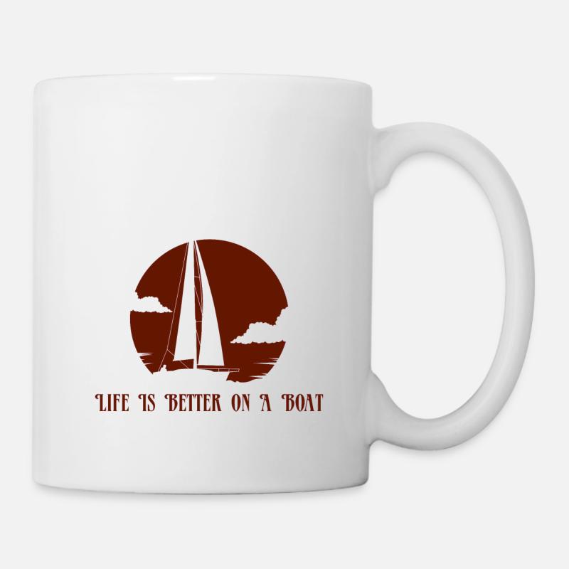 sail - Mug - white