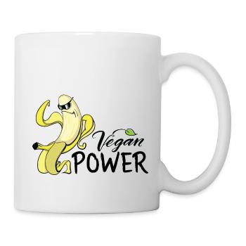 Veganer Vegetarier Tierschutz Geschenkidee - Tasse - Weiß - Rechts