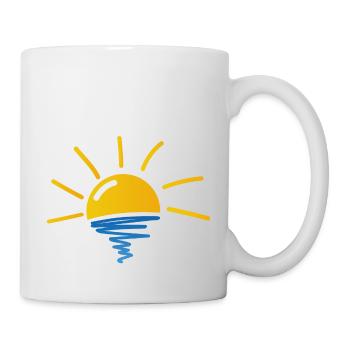 Sonnenuntergang - Tasse - Weiß - Rechts