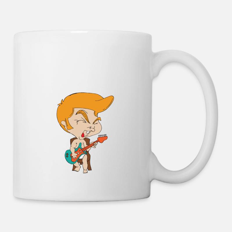 rockstart baby - Tasse - Weiß