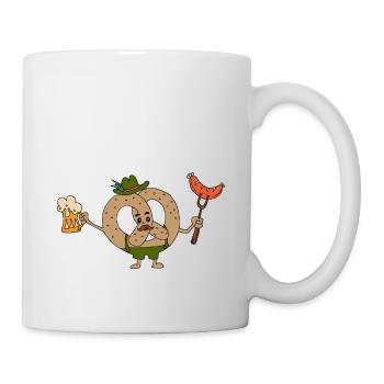 Pretzel, beer & sausage - Mug - white - Right