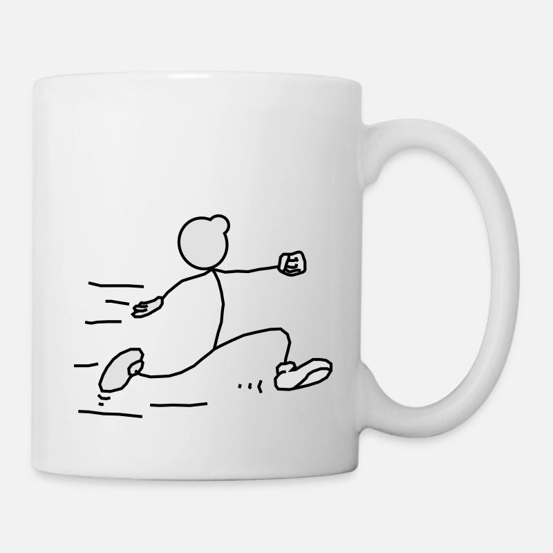 comic_laeufer - Tasse - Weiß