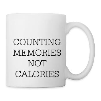 COUNTY MEMORIES NOT CALORIES - Mug blanc - blanc - Droite