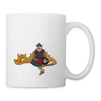 Viking dragon - Mug - white - Right