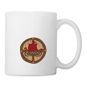 Viking Shield Vikings - Mug - white - Right