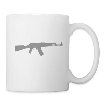 Gun grau 47 - Tasse - Weiß - Rechts
