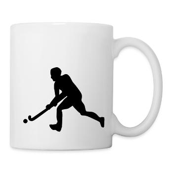Hockey sur gazon - Mug blanc - blanc - Droite