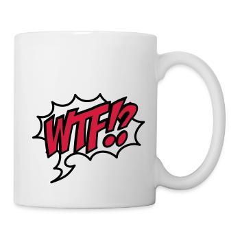 wtf - Mug - white - Right