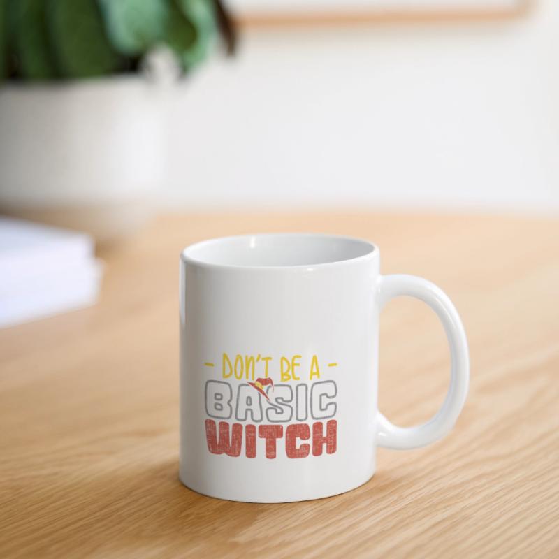 Do not Be Basic Witch Funny Halloween Tee Mug