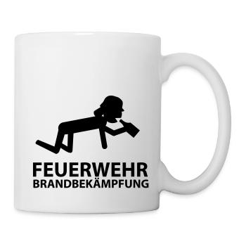 feuerwehr_brandbekaempfung - Mug blanc - blanc - Droite