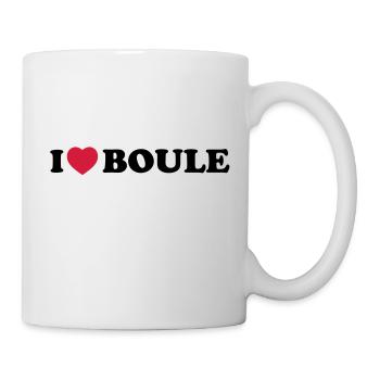 I love boule - Mug blanc - blanc - Droite